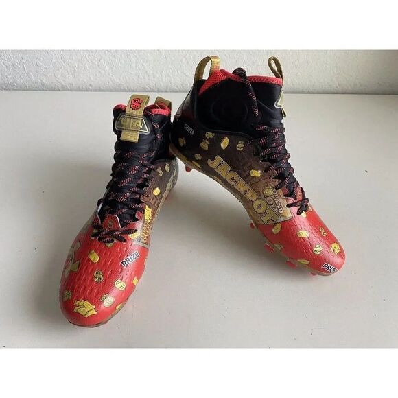 Under Armour Spotlight MC Jackpot Football Cleats Men’s Size 11.5 3025121-600 - Picture 1 of 12